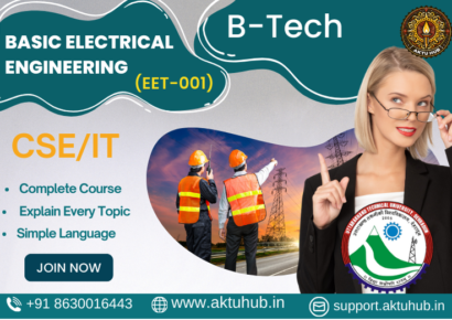 Basic Electrical Engineering (EET-001) course