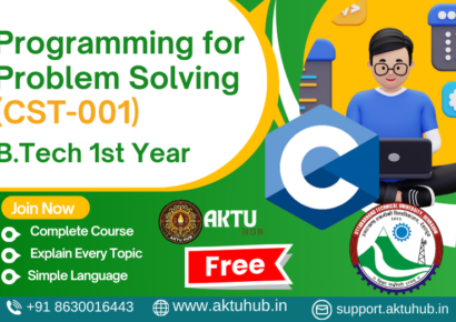 Programming for Problem Solving course utu