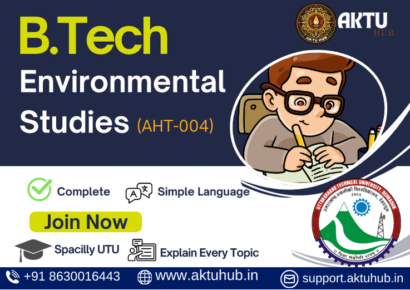 Environmental Studies Course AHT-004 UTU B.Tech 1st year