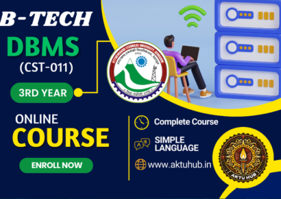 B.Tech Database Management System course