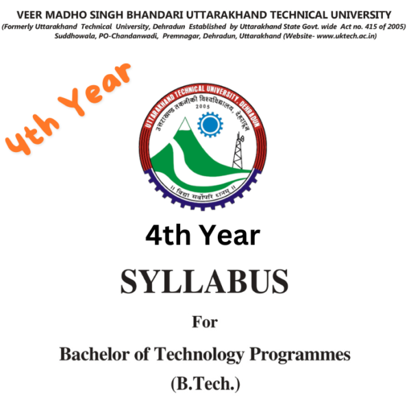 AKTU B Tech CSE IT 4th Year Syllabus Download Available!