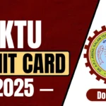 AKTU 1st Year Admit Card 2025