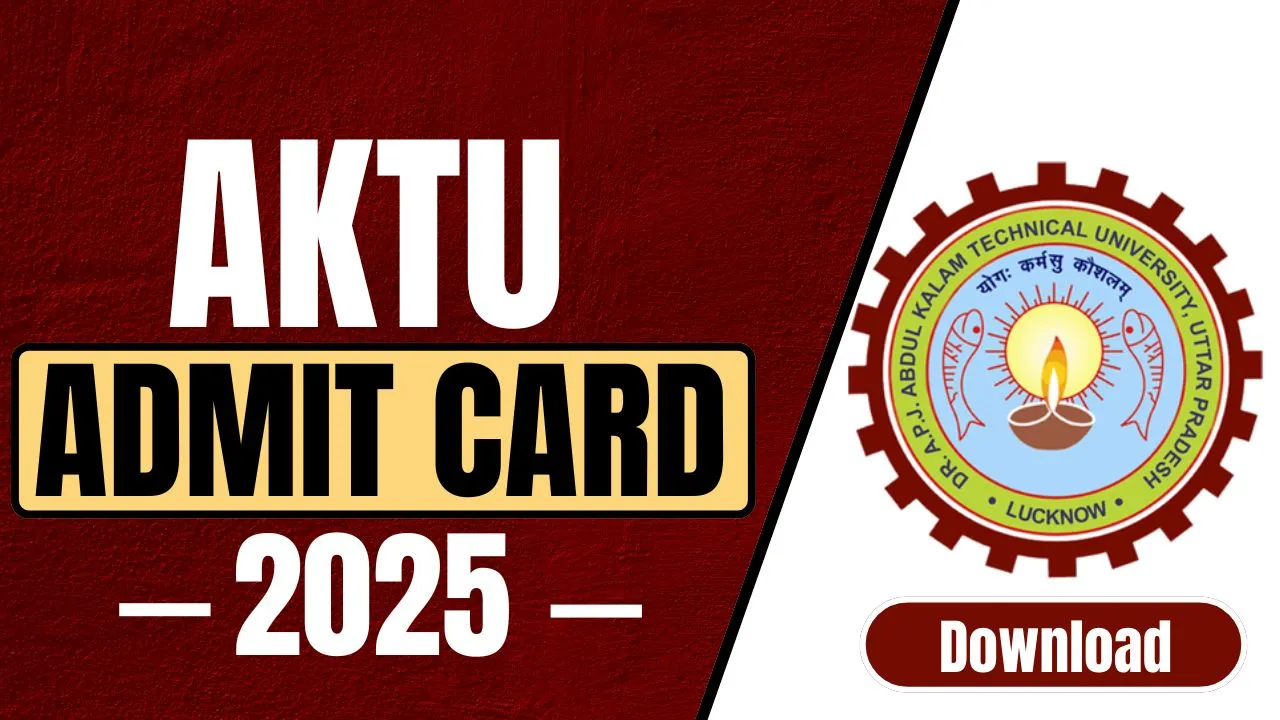 AKTU 1st Year Admit Card 2025