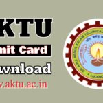 AKTU 2nd Year Admit Card 2025